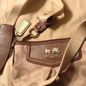 Coach Fabric Crossbody Messenger Bag